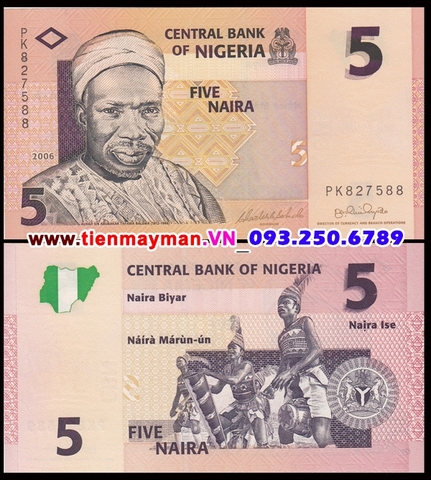Nigeria 5 Naira 2006 UNC