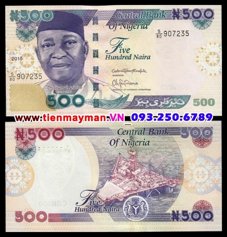 Nigeria 500 Naira 2010 UNC