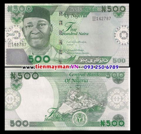 Nigeria 500 Naira 2022 UNC