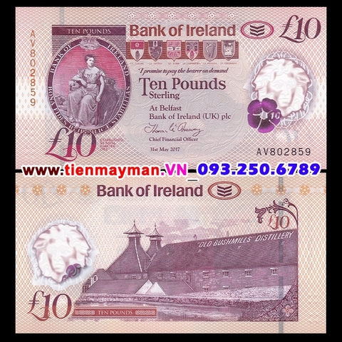 Northern Ireland - Bắc Ireland 10 Pound 2019 UNC Polymer