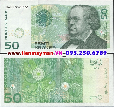 Norway - Na Uy 50 Kroner 2015 UNC