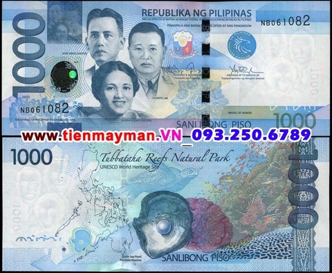 Philippines 1000 Piso 2013 UNC