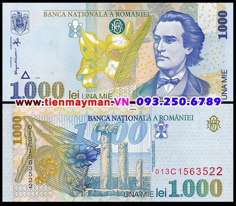 Romania 1000 Lei 1998 UNC