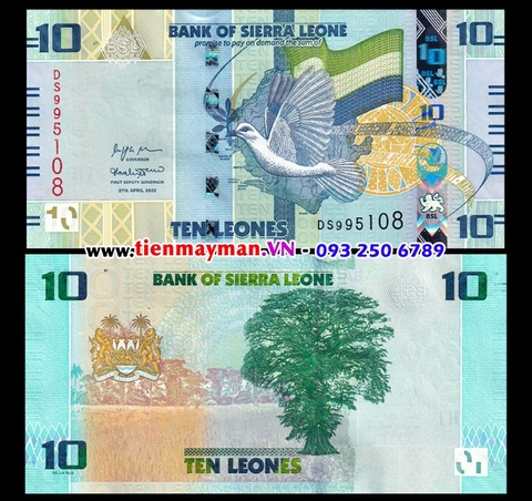 Sierra Leone 10 Leones 2022 UNC