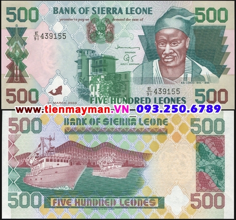 Sierra Leone 500 Leones 2003 UNC