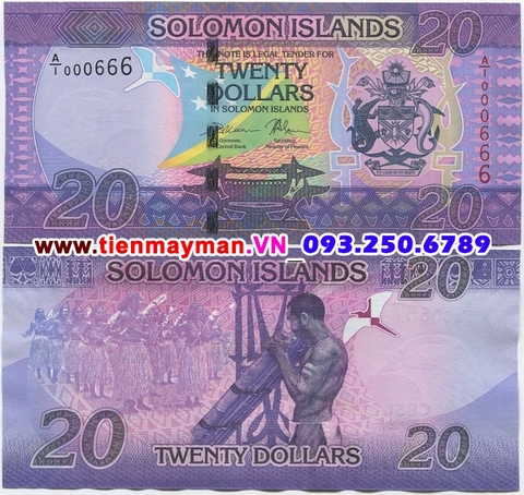 Solomon 20 Dollar 2017 UNC