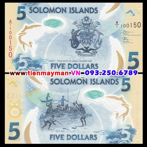 Solomon 5 Dollar 2019 UNC polymer