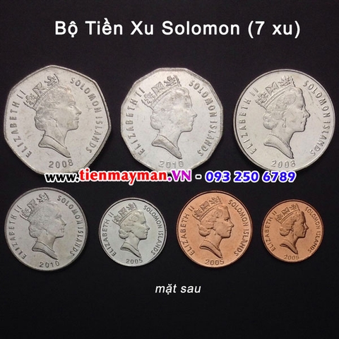 Bộ tiền xu Solomon 7 xu