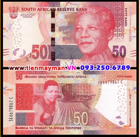 South Africa- Nam Phi 50 Rand 2018 UNC