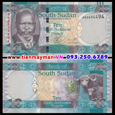 South Sudan 10 Pound 2011 UNC