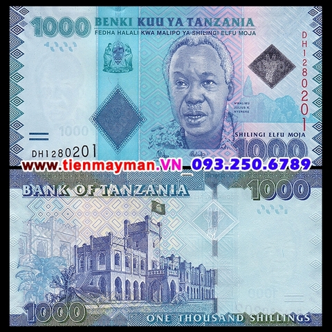 Tanzania 1000 Shillings 2010 UNC