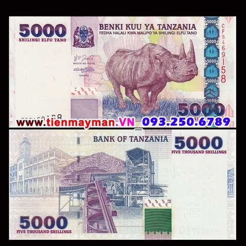 Tanzania 5000 Shillings 2003 UNC