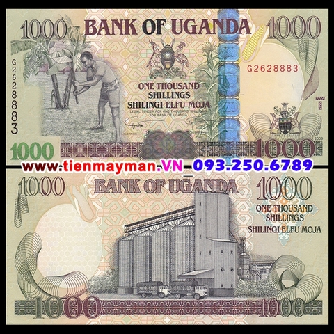 Uganda 1000 Shilling 2008 UNC