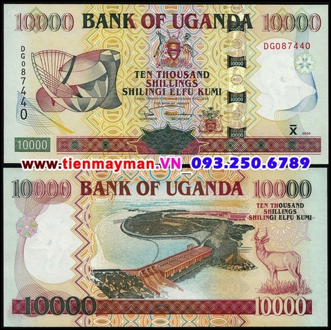 Uganda 10000 Shilling 2004 UNC