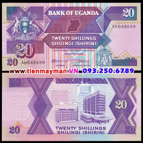 Uganda 20 Shilling 1988 UNC