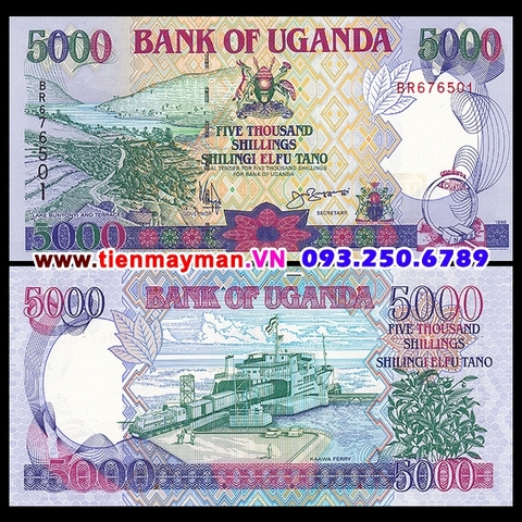 Uganda 5000 Shilling 1996 UNC