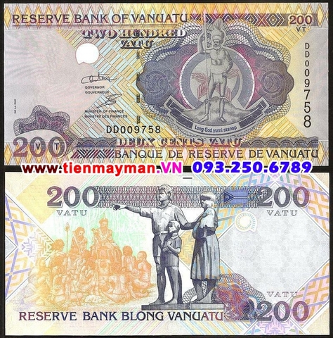 Vanuatu 200 Vatu 2007 UNC