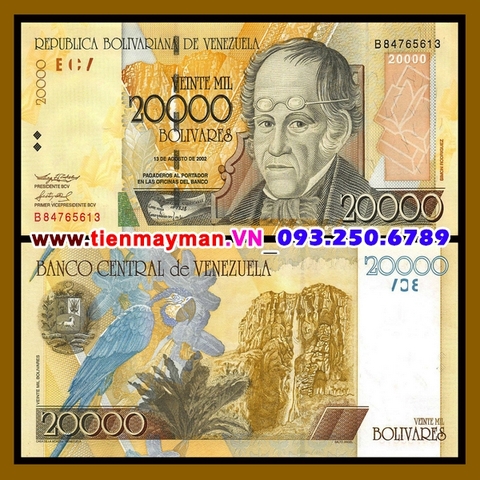 Venezuela 20000 Bolivares 2002 UNC