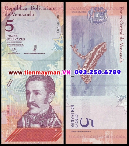 Venezuela 5 Bolivares 2018 UNC