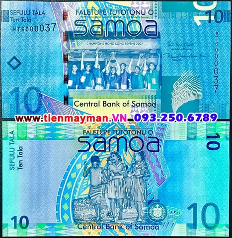 Western Samoa 10 Tala 2008 UNC