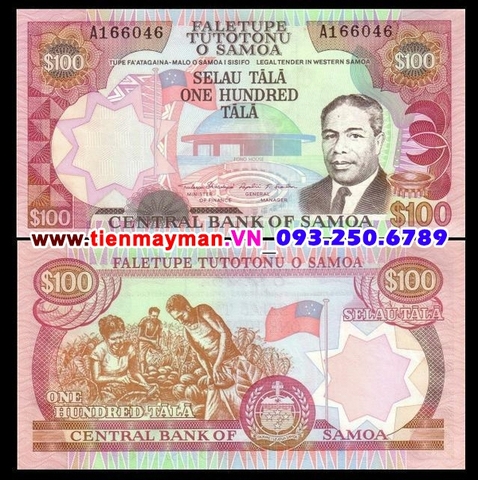 Western Samoa 100 Tala 2002 UNC