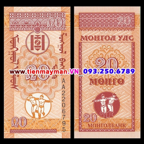 Mông Cổ 20 Mongo 1993 UNC