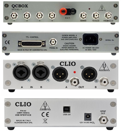 máy kiểm tra âm thanh QCBOX, CLIO