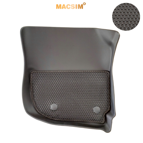Thảm ô tô sd3 2 lớp dạng lưới lục giác Honda City 2019+ (màu đen) - bề mặt cao su siêu sạch - Macsim