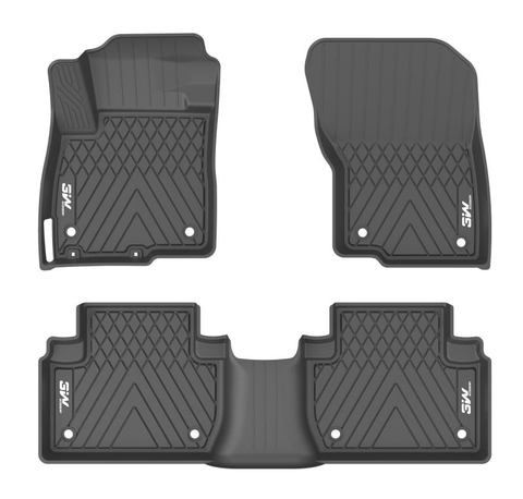 Thảm lót sàn xe ô tô  Mitsubishi Outlander Sport 2012-đến nay nhãn hiệu Macsim 3W - chất liệu nhựa TPE đúc khuôn cao cấp - màu đen