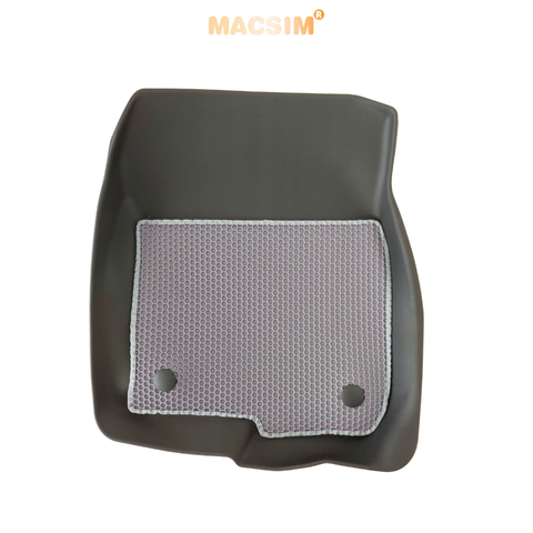 Thảm sd3 dạng lưới lục giác 2 lớp Honda CRV 2017- 2022 (màu ghi)  bề mặt cao su siêu sạch nhãn hiệu Macsim