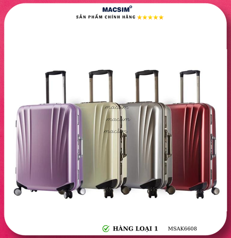 Vali cao cấp Macsim Aksen hàng loại 1 MSAK6608 cỡ 20inch 24inch cỡ 28 inch