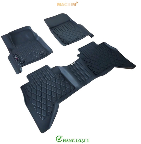 Thảm lót sàn trám sd1 xe ô tô Isuzu D-max 2020 - nay Nhãn hiệu Macsim