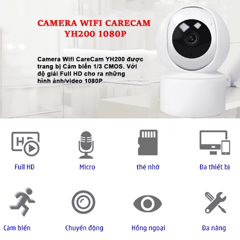 Camera Wifi CareCam YH200