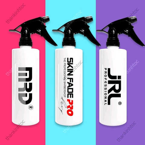Bình Xịt Nước Cắt Tóc Nam Nữ B7 White Plastic Skin Fade, MRD, JRL 500ml
