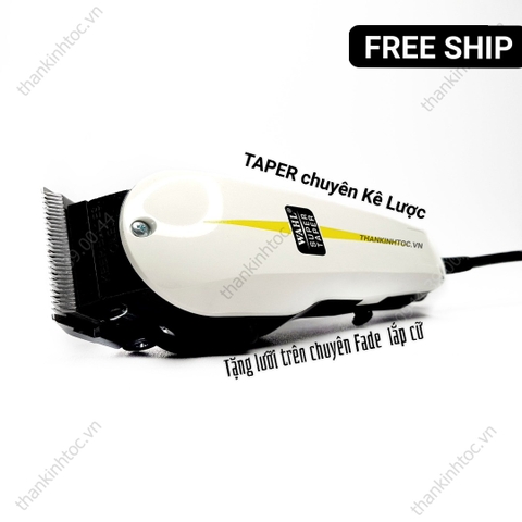 Tông đơ điện lưỡi đơn WAHL TAPER WHITE chính hãng USA Bản quốc tế 220V