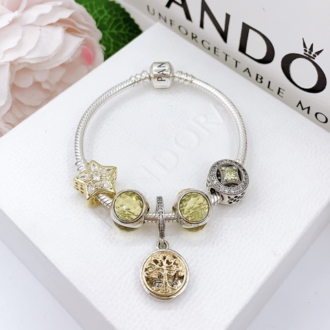 Vòng tay bạc S925, vòng tay charm thời trang phong thủy mã VDN0097