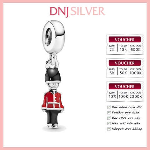 [Chính hãng] Charm bạc 925 cao cấp - Charm British Royal Guard Dangle thích hợp để mix vòng tay charm bạc cao cấp - DN599
