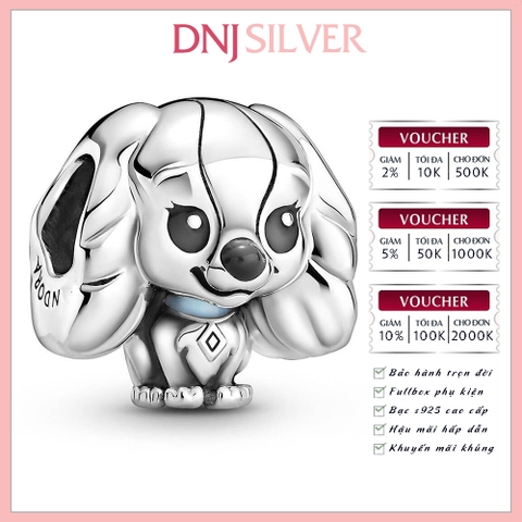 [Chính hãng] Charm bạc 925 cao cấp - Charm Disney Lady Enamel thích hợp để mix vòng tay charm bạc cao cấp - DN718