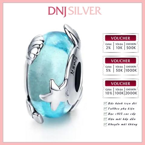 [Chính hãng] Charm bạc 925 cao cấp - Charm Seaworld Murano thích hợp để mix vòng tay charm bạc cao cấp - DN561