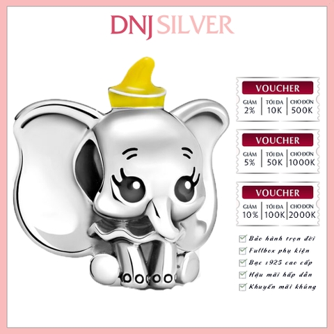 [Chính hãng] Charm bạc 925 cao cấp - Charm Disney Dumbo thích hợp để mix vòng tay charm bạc cao cấp - DN687