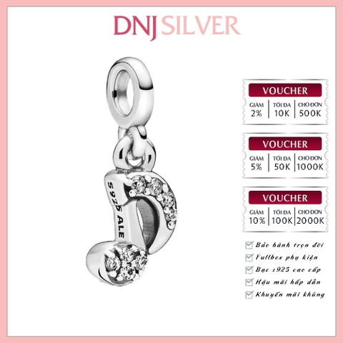 [Chính hãng] Charm bạc 925 cao cấp - Charm ME Musical Note Mini Dangle thích hợp để mix vòng tay charm bạc cao cấp - DN683