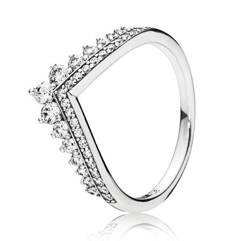 Nhẫn nữ bạc S925 xi bạch kim cao cấp - Mã DT020