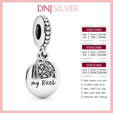 [Chính hãng] Charm bạc 925 cao cấp - Charm My Rock Dangle thích hợp để mix vòng tay charm bạc cao cấp - DN182