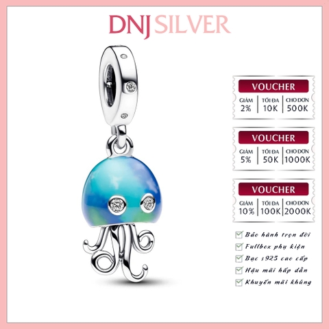 [Chính hãng] Charm bạc 925 cao cấp - Charm Color Changing Jellyfish Dangle thích hợp để mix vòng tay charm bạc cao cấp - DN476