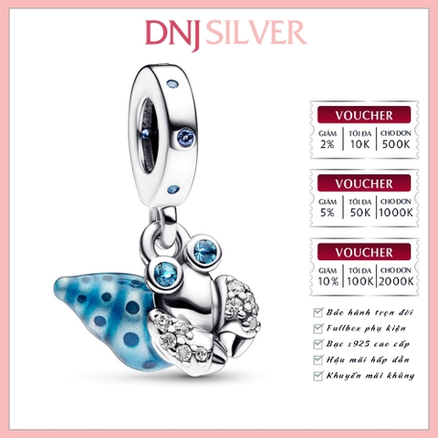 [Chính hãng] Charm bạc 925 cao cấp - Charm Glow In The Dark Hermit Crab Dangle thích hợp để mix vòng tay charm bạc cao cấp - DN475