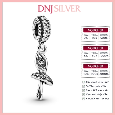 [Chính hãng] Charm bạc 925 cao cấp - Charm Ballerina Pendant thích hợp để mix vòng tay charm bạc cao cấp - DN352