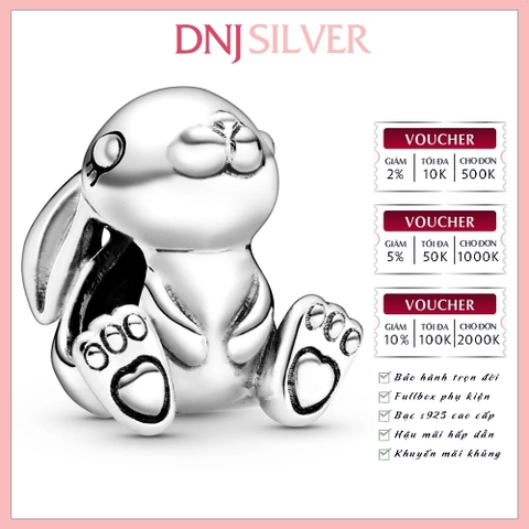 [Chính hãng] Charm bạc 925 cao cấp - Charm Nini the Rabbit thích hợp để mix vòng tay charm bạc cao cấp - DN487