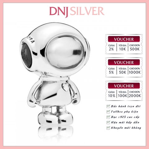 [Chính hãng] Charm bạc 925 cao cấp - Charm Tommy Astronaut thích hợp để mix vòng tay charm bạc cao cấp - DN415