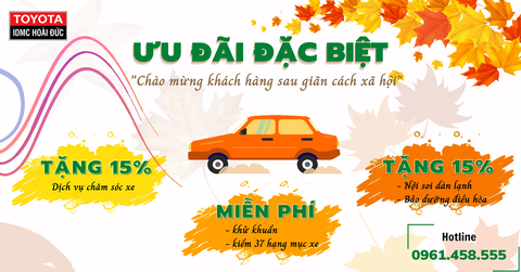 KHUYẾN MÃI ĐẶC BIỆT CHO KH SAU LÀM DỊCH VỤ GIÃN CÁCH XÃ HỘI
