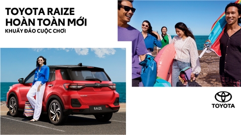 TOYOTA RAIZE HOÀN TOÀN MỚI – CHÍNH THỨC RA MẮT TẠI THỊ TRƯỜNG VIỆT NAM